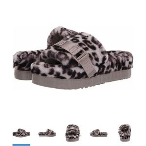 NEW: LIMITED TIME DISCOUNTED SHIPPING: Ugg Fluffita Panther Print Slipper Slides
